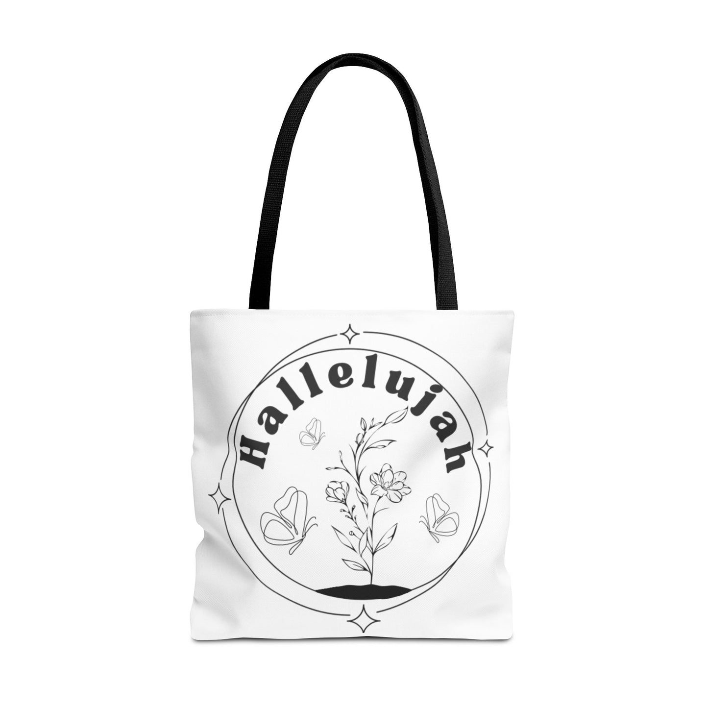 Hallelujah Tote Bag - Stylish All-Over Print for Women's Spiritual Journey
