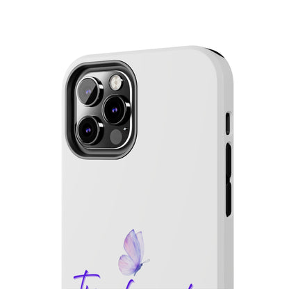 Transformada Phone Case, Inspirational Gift, Scripture Cases, Christian Accessories, Floral Design, Unique Phone Protection