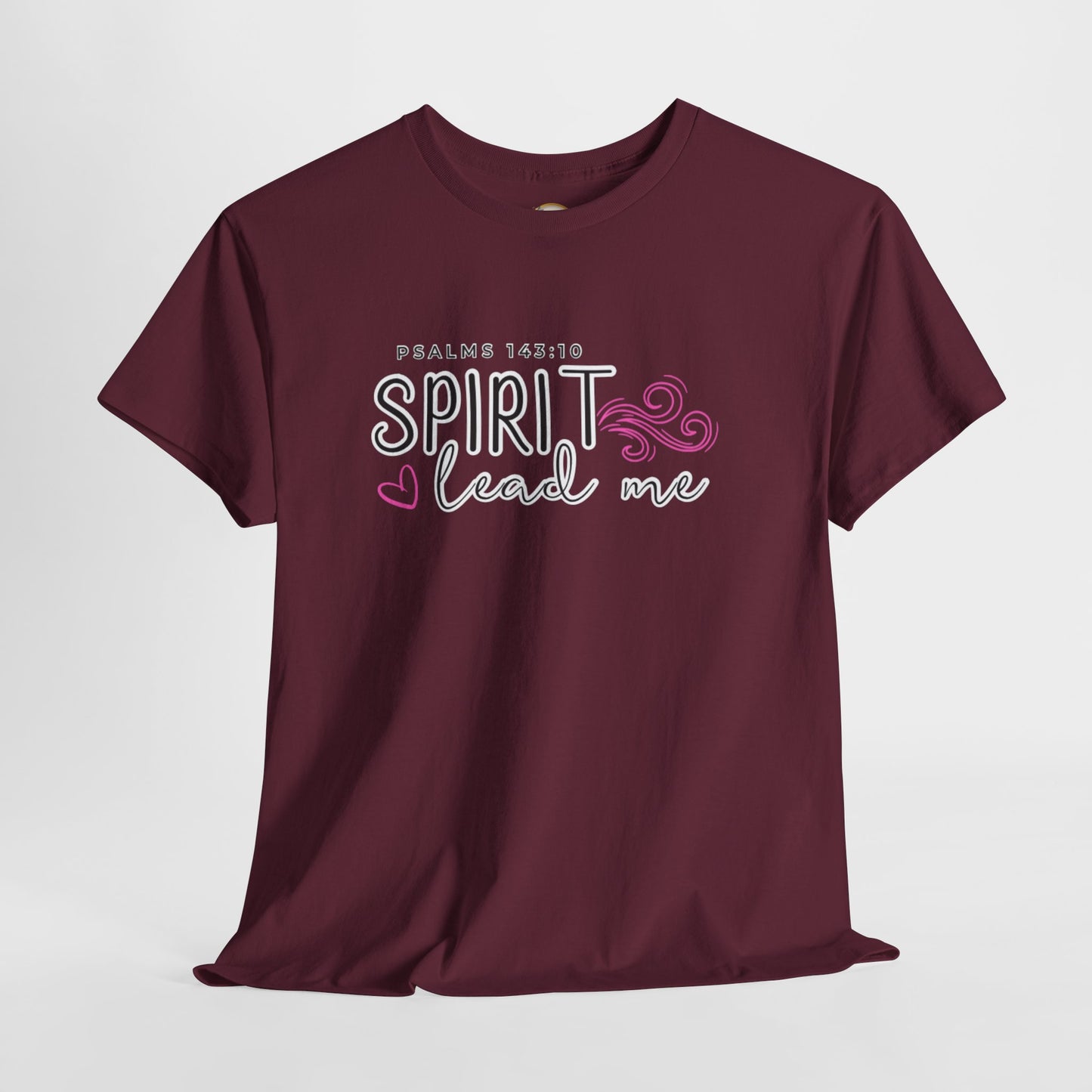 Psalms 143:10 Spirit Lead Me Unisex Heavy Cotton Tee