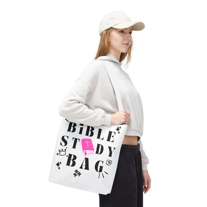 Bible Study Tote Bag - Stylish All-Over Print for Women's Spiritual Journey