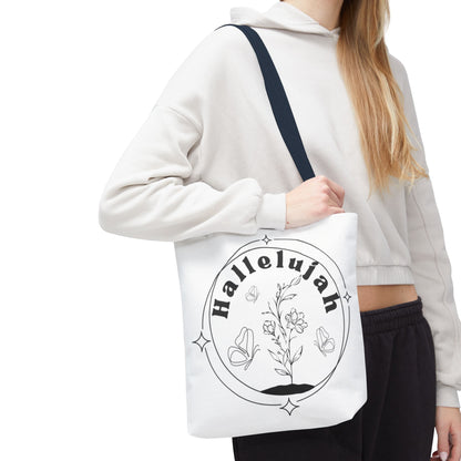 Hallelujah Tote Bag - Stylish All-Over Print for Women's Spiritual Journey