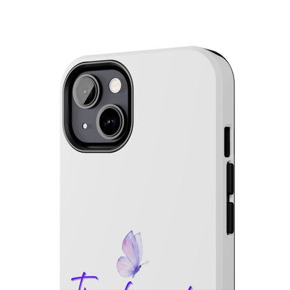 Transformada Phone Case, Inspirational Gift, Scripture Cases, Christian Accessories, Floral Design, Unique Phone Protection