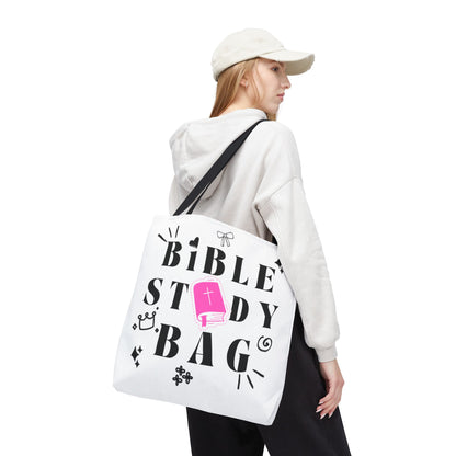 Bible Study Tote Bag - Stylish All-Over Print for Women's Spiritual Journey