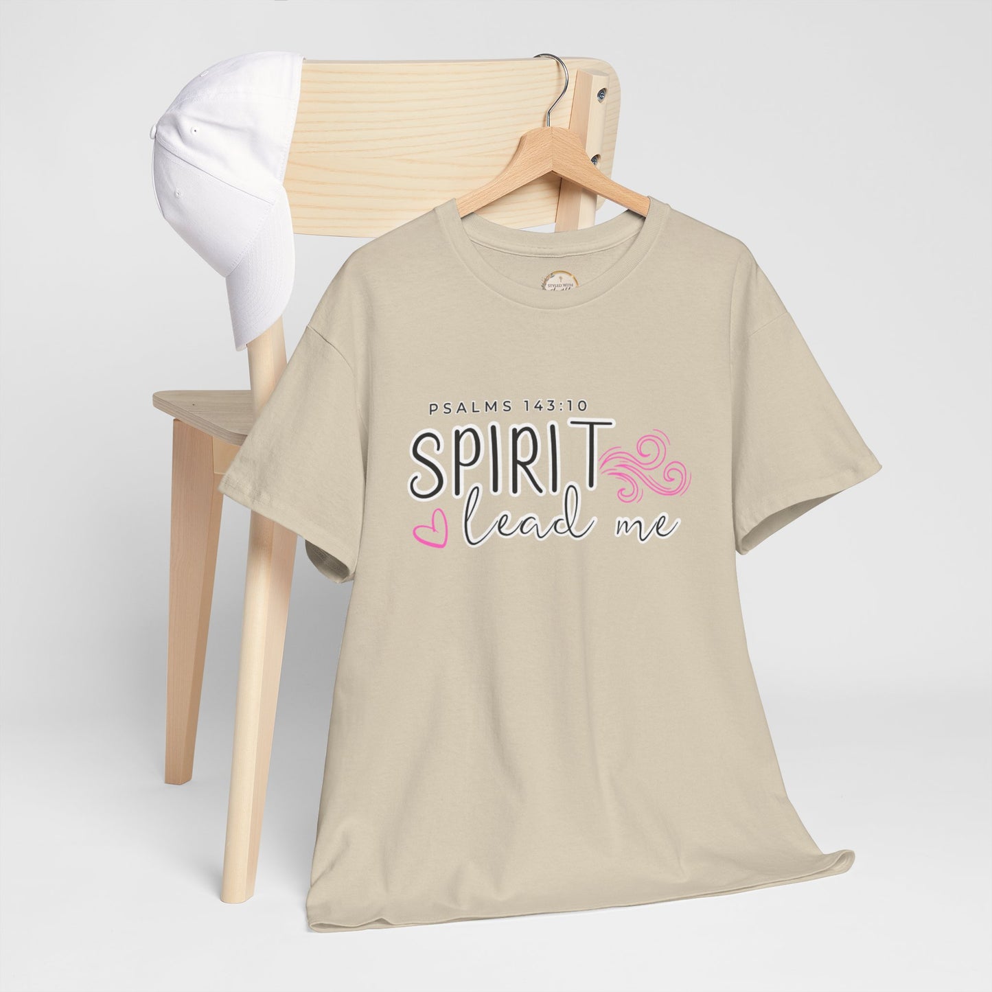 Psalms 143:10 Spirit Lead Me Unisex Heavy Cotton Tee