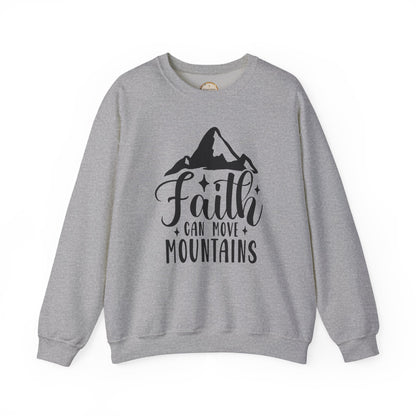 Faith Can Move Mountains Crewneck Sweatshirt